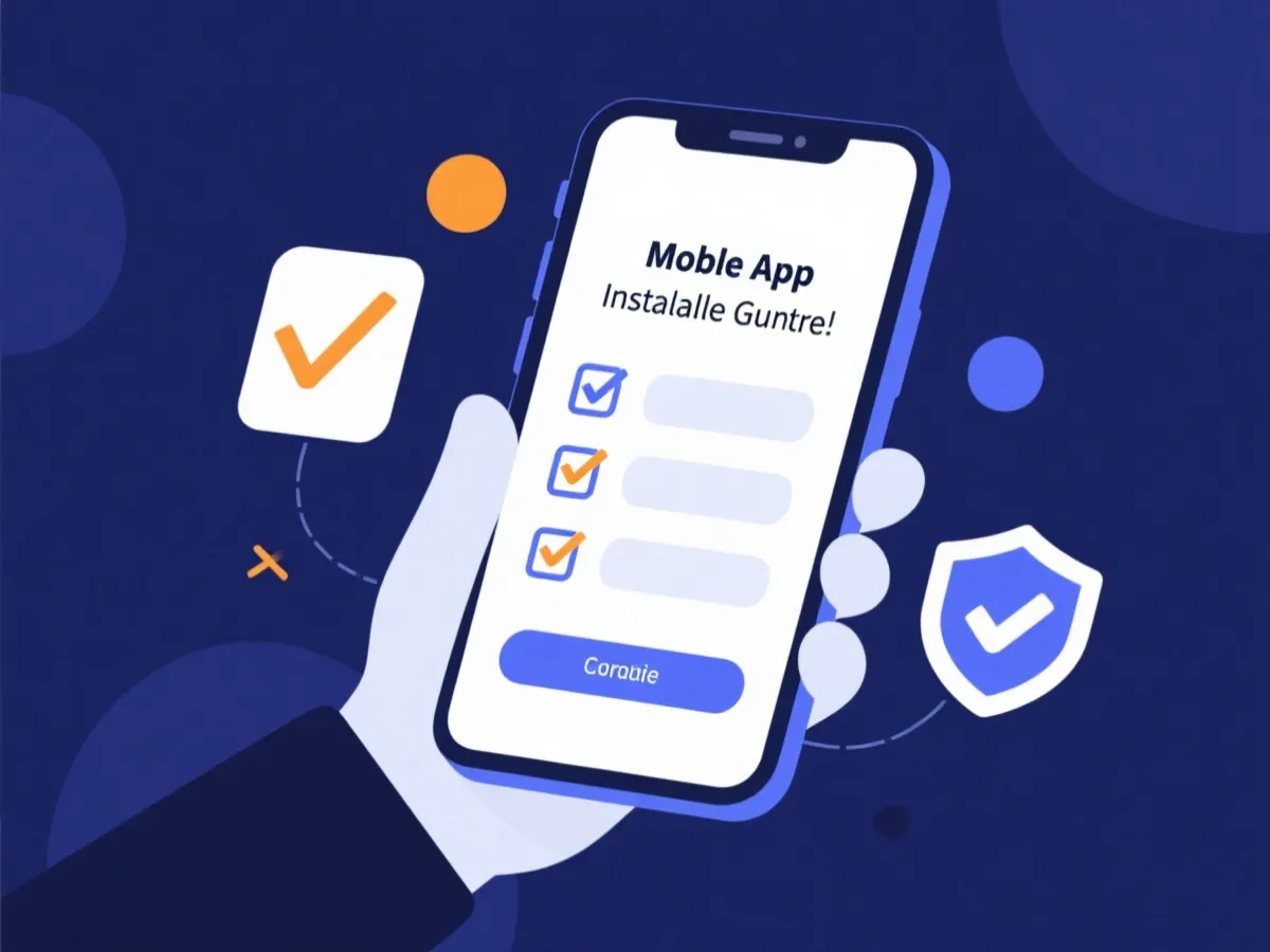 App下载与安装指引示意图